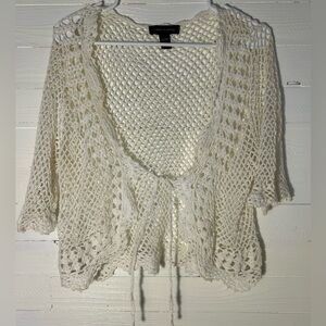 Cable & Gauge crochet knit type cardigan, women’s size XL. Excellent condition